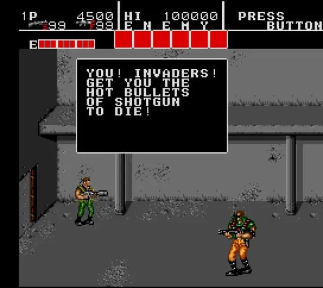 Bloody Wolf get you the hot bullets of shotgun to die